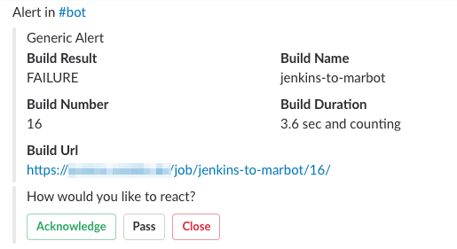 React quickly when a Jenkins Pipeline job fails