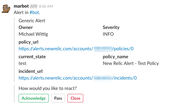 New Relic Alert