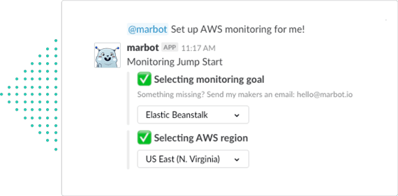 I set up AWS monitoring for you